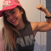 Teen muscle girl Fitness girl Marie